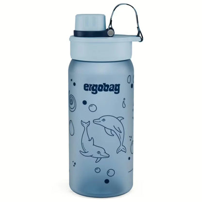 ergobag Trinkflasche Delfin blau 0,55 Liter Kunststoff 7.2 x 20.5 x 7.2 cm