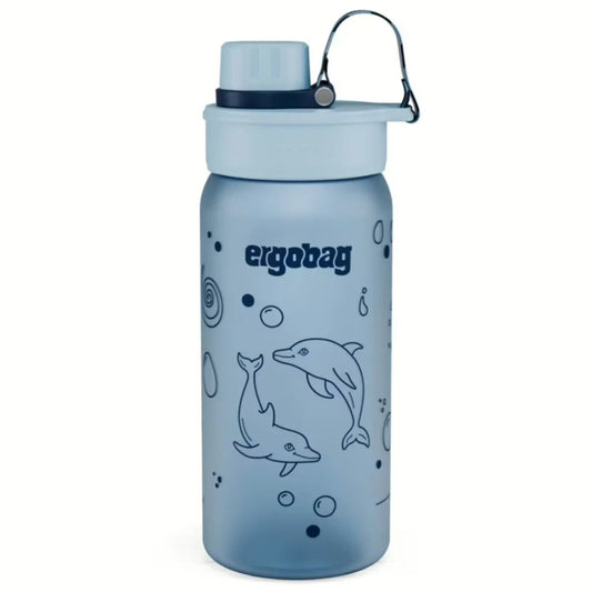 ergobag Trinkflasche Delfin blau 0,55 Liter Kunststoff 7.2 x 20.5 x 7.2 cm