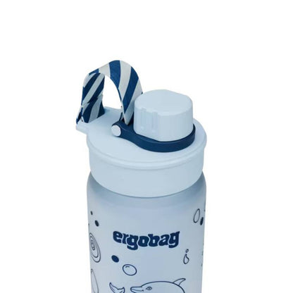 ergobag Trinkflasche Delfin blau 0,55 Liter Kunststoff 7.2 x 20.5 x 7.2 cm