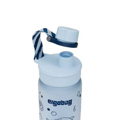 ergobag Trinkflasche Delfin blau 0,55 Liter Kunststoff 7.2 x 20.5 x 7.2 cm