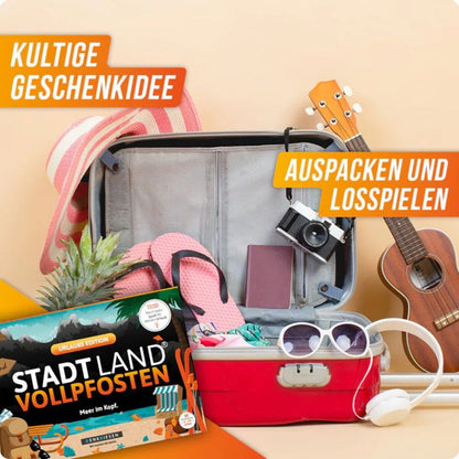 Denkriesen Stadt Land Vollpfosten - Urlaubs Edition "Meer im Kopf"