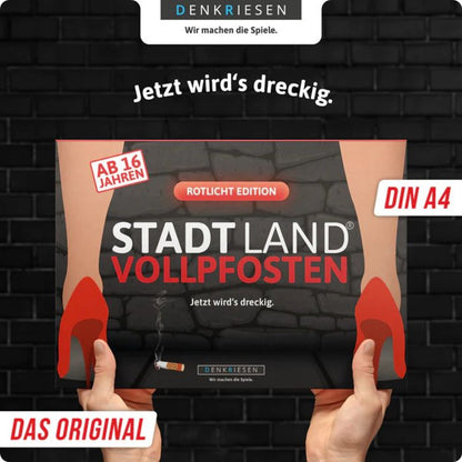 Denkriesen Stadt Land Vollpfosten - Rotlicht Edition