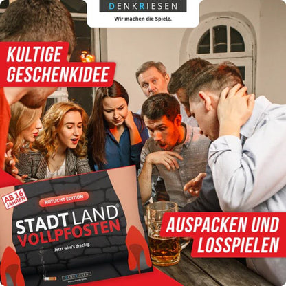 Denkriesen Stadt Land Vollpfosten - Rotlicht Edition