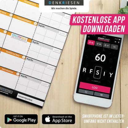 Denkriesen Stadt, Land, Vollpfosten - Picasso Edition "Jeder kann Malen"