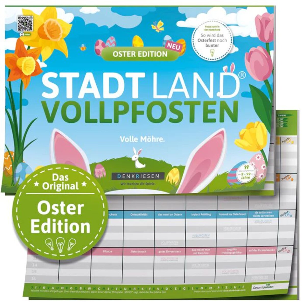 Denkriesen Stadt Land Vollpfosten - Oster Edition "Volle Möhre"
