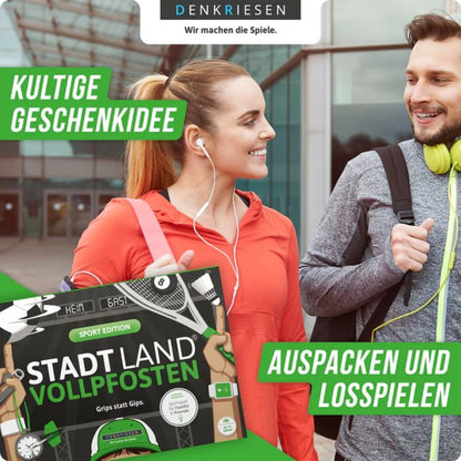 Denkriesen Stadt, Land, Vollpfosten - Sport Edition "Grips statt Gips"