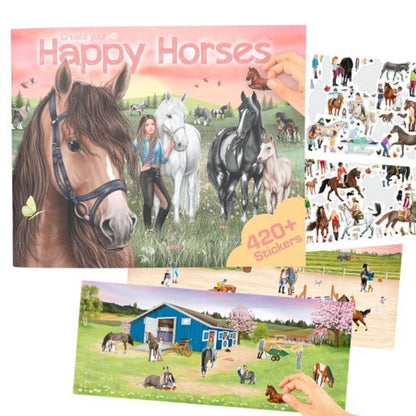 Depesche Create Your Happy Horses - Stickerbuch