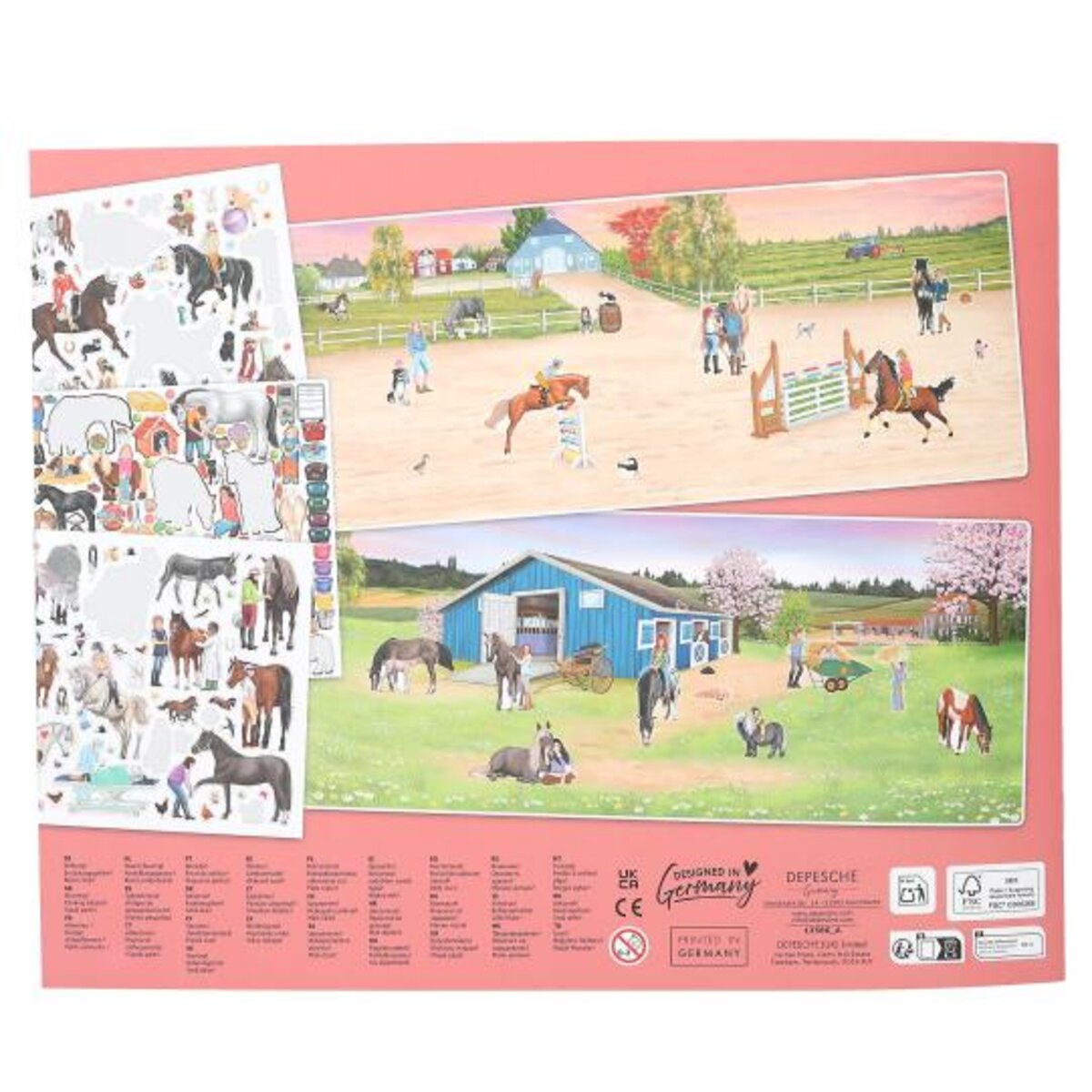 Depesche Create Your Happy Horses - Stickerbuch