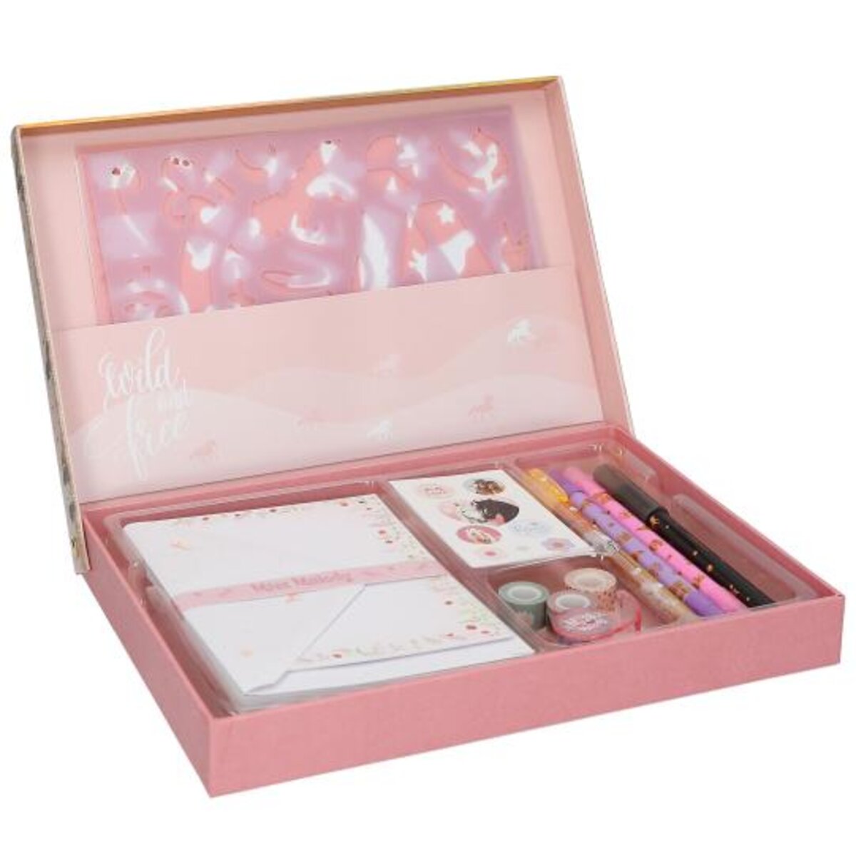 Depesche Miss Melody Briefbox Handlettering Pferde Kreativset