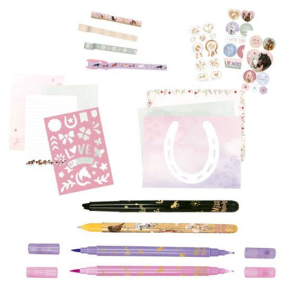 Depesche Miss Melody Briefbox Handlettering Pferde Kreativset