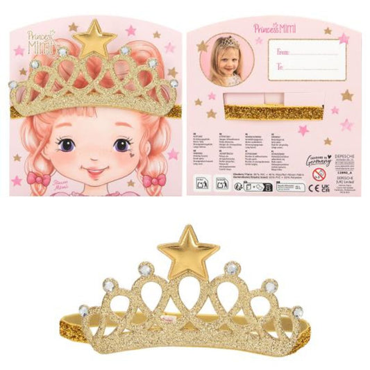 Depesche Princess Mimi Diadem Haarband (Einheitsgröße), 1 Stück, 3-fach sortiert