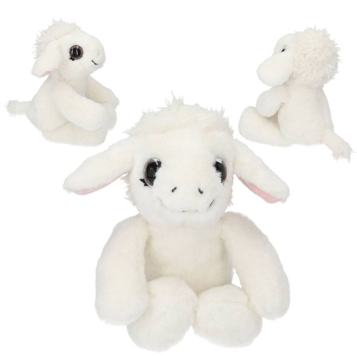 Depesche SNUKIS Plüschschaf Lamm mit Glitzeraugen 25 cm
