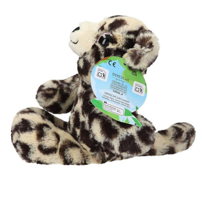 Depesche SNUKIS Plüsch Leopard mit Glitzeraugen 25 cm