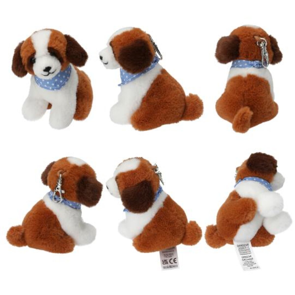 Depesche TOPModel 1 Plüschtier Hund Anhänger, 1 Stück, 4-fach sortiert