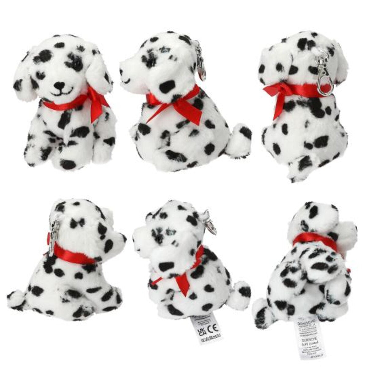 Depesche TOPModel 1 Plüschtier Hund Anhänger, 1 Stück, 4-fach sortiert
