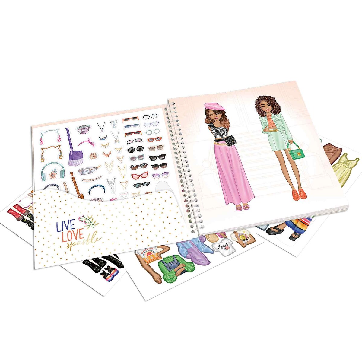 Depesche TOPModel Dress Me up Stickerbuch