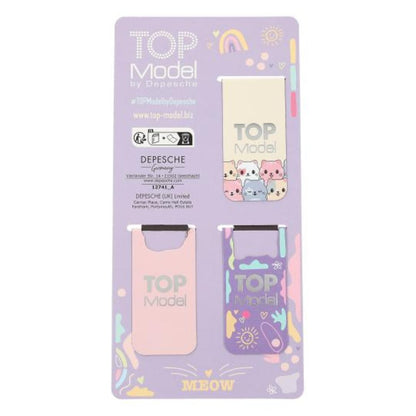 Depesche TOPModel Magnetische Lesezeichen, sortiert, 8 Sets mit je 3 Lesezeichen.