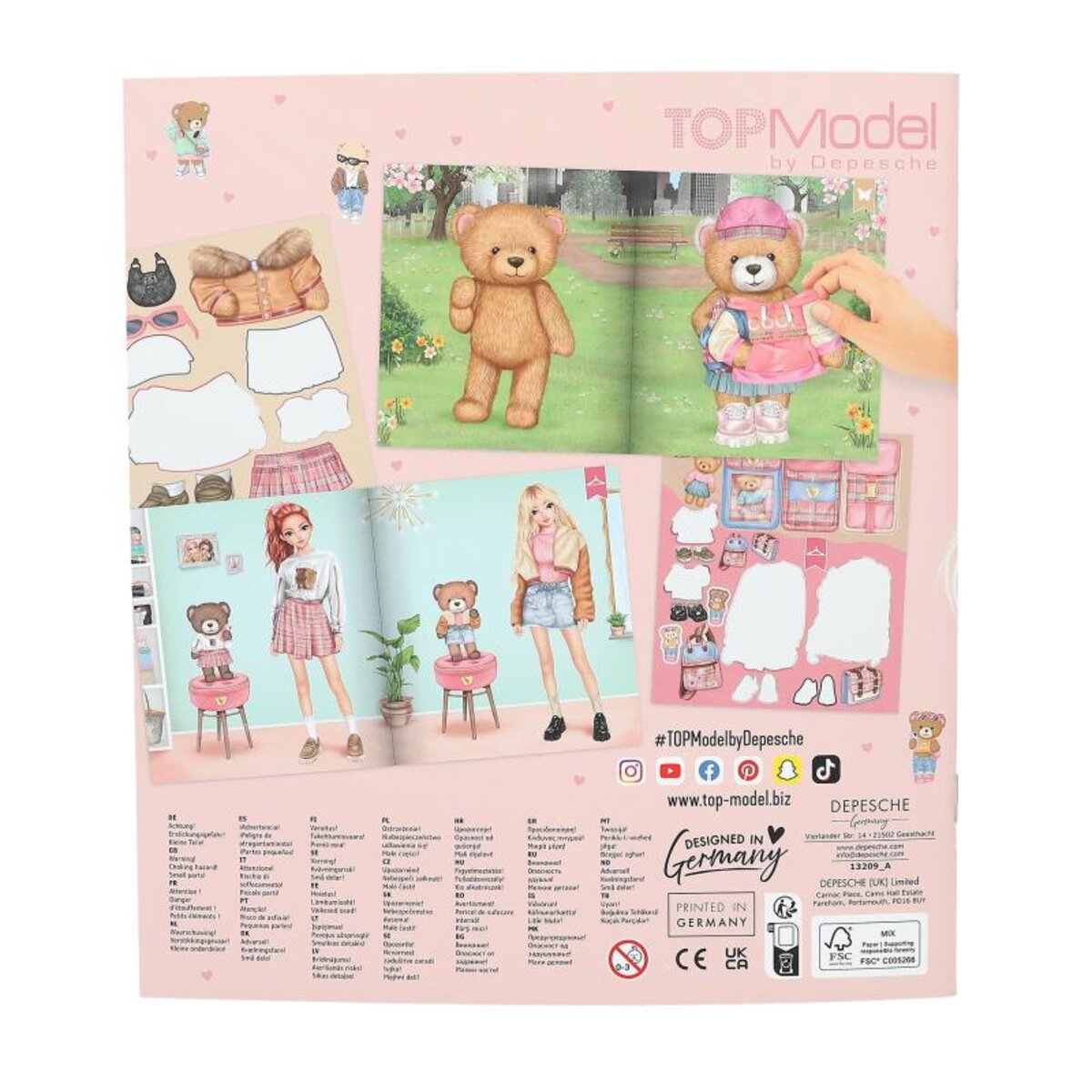 Depesche TOPModel Stickerworld TEAM TEDDY