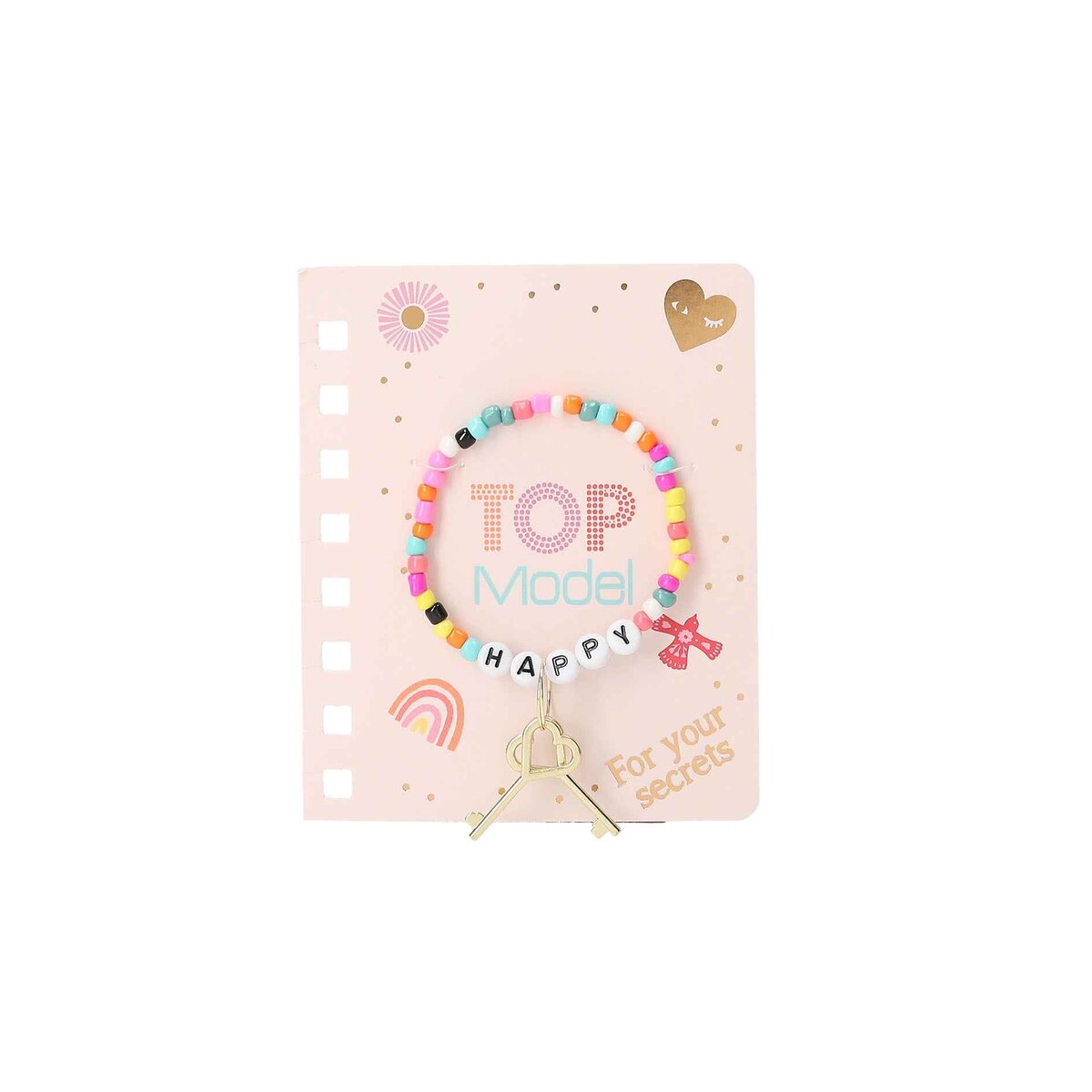 Depesche TOPModel Tagebuch mit Schloss und Armband