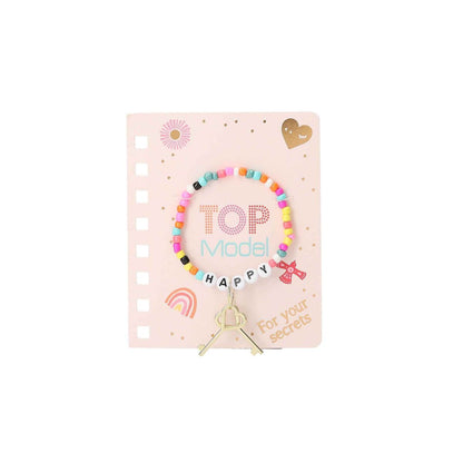 Depesche TOPModel Tagebuch mit Schloss und Armband