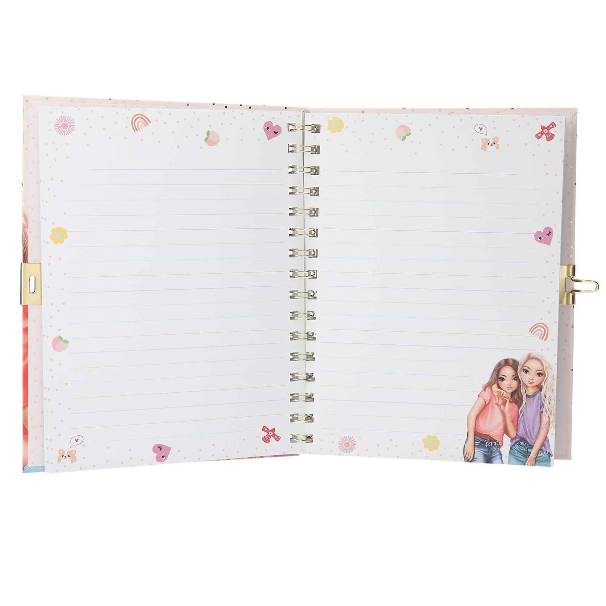 Depesche TOPModel Tagebuch mit Schloss und Armband