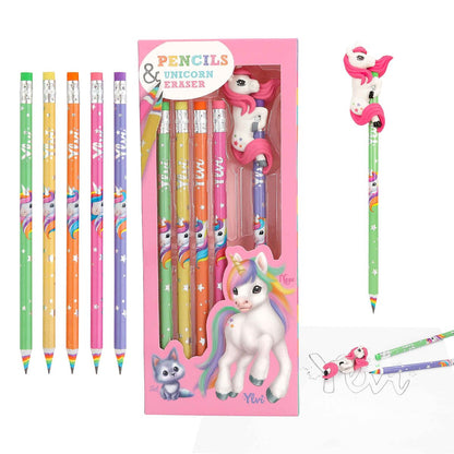 Depesche Ylvi Regenbogen Bleistift Set