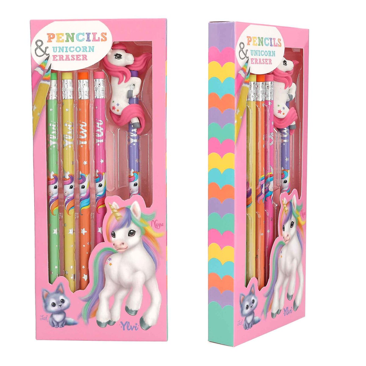 Depesche Ylvi Regenbogen Bleistift Set