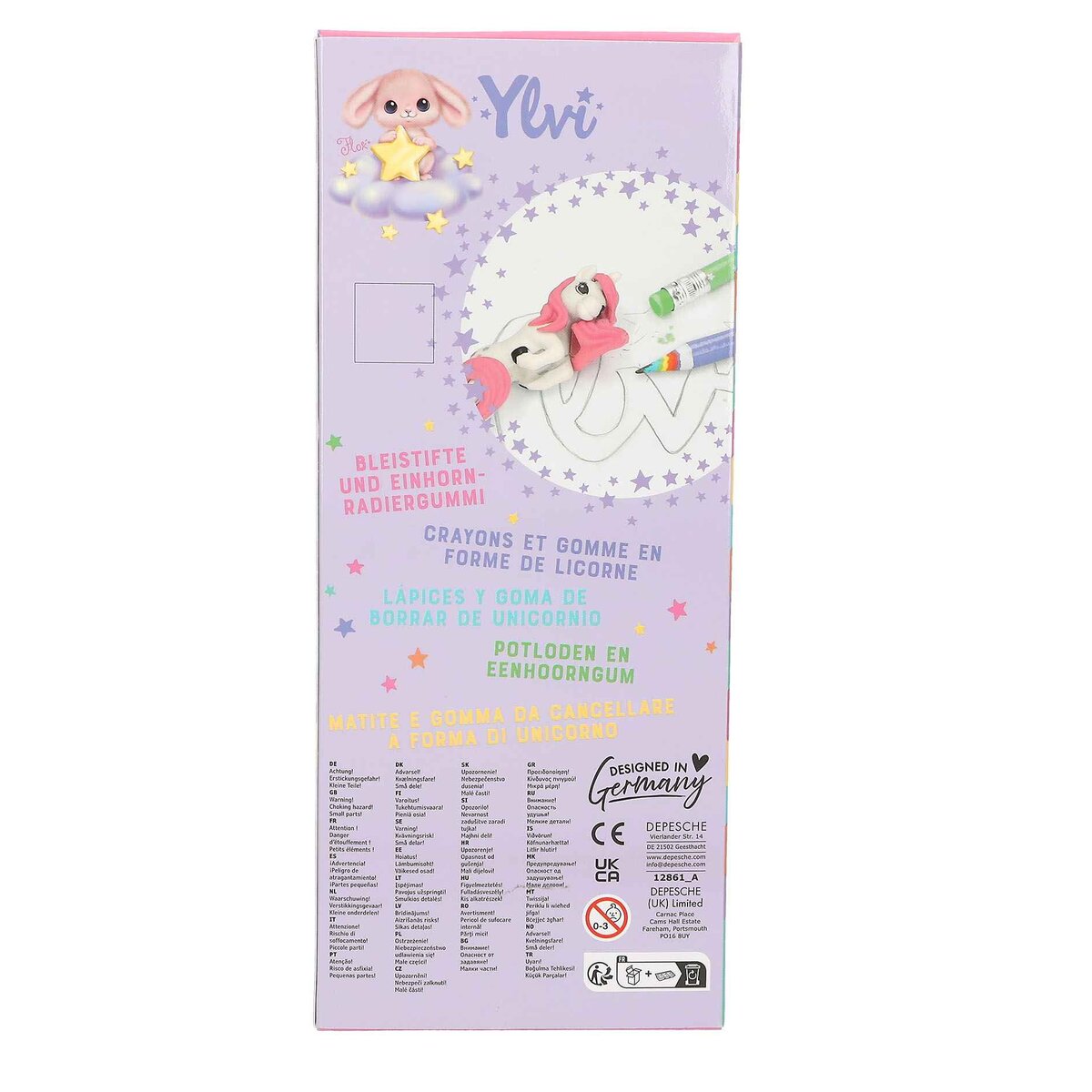 Depesche Ylvi Regenbogen Bleistift Set