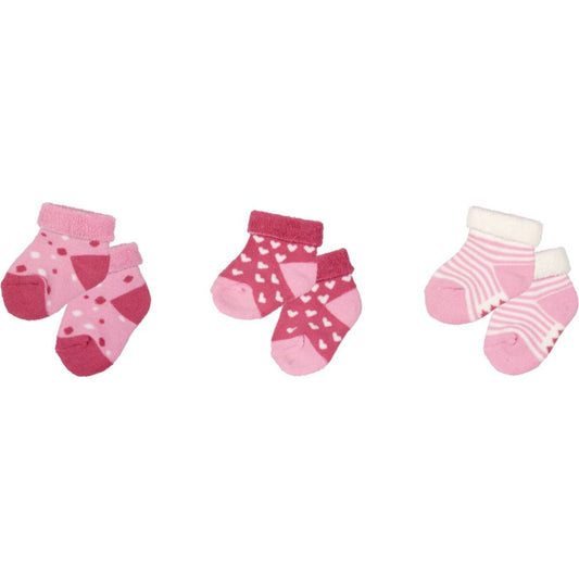 Die Spiegelburg Babysöckchen, rosa - BabyGlück, one size, 3 Paar
