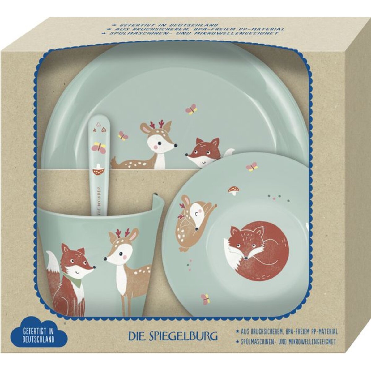 Die Spiegelburg Geschirr Geschenkset Fuchs & Reh - Little Wonder