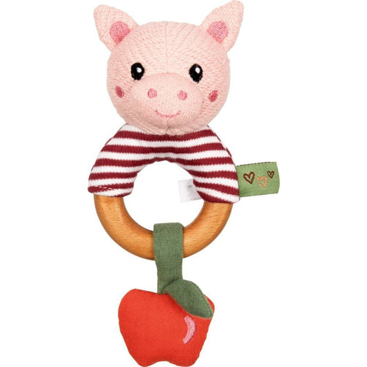 Die Spiegelburg Holz-Ringrassel Schwein - Little Wonder