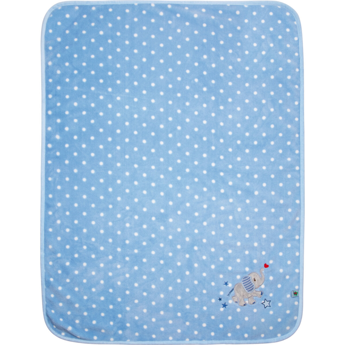 Die Spiegelburg Kuscheldecke, hellblau - BabyGlück (ca. 75x100 cm)