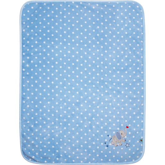 Die Spiegelburg Kuscheldecke, hellblau - BabyGlück (ca. 75x100 cm)