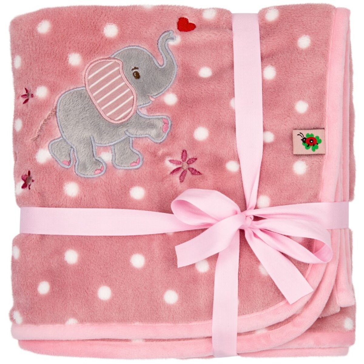 Die Spiegelburg Kuscheldecke, rosa - BabyGlück (ca. 75x100 cm)