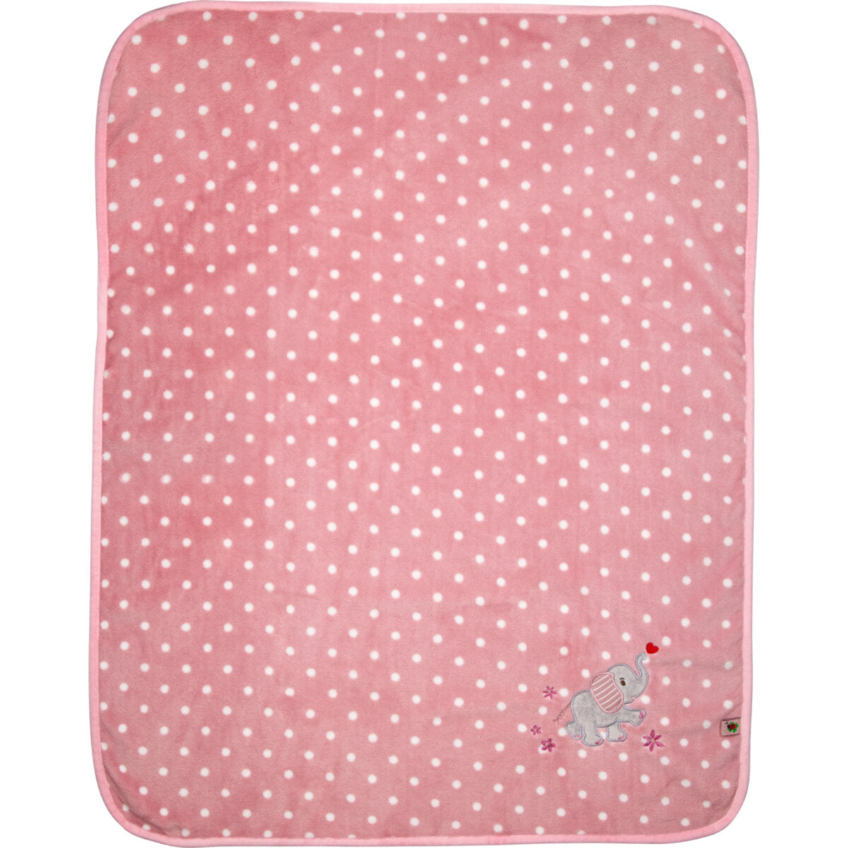 Die Spiegelburg Kuscheldecke, rosa - BabyGlück (ca. 75x100 cm)