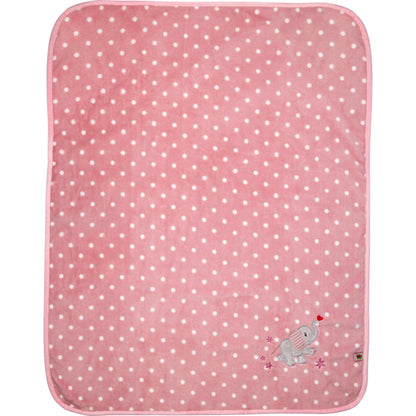Die Spiegelburg Kuscheldecke, rosa - BabyGlück (ca. 75x100 cm)