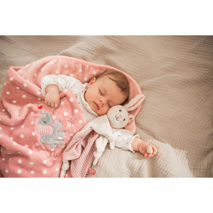 Die Spiegelburg Kuscheldecke, rosa - BabyGlück (ca. 75x100 cm)
