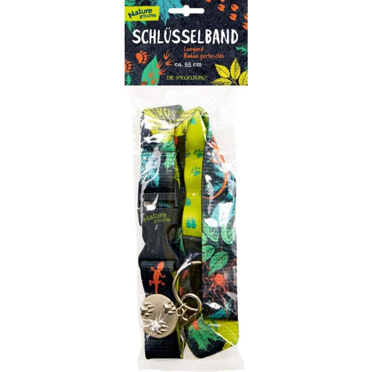 Die Spiegelburg Schlüsselband Nature Zoom (mit Wolfanhänger)