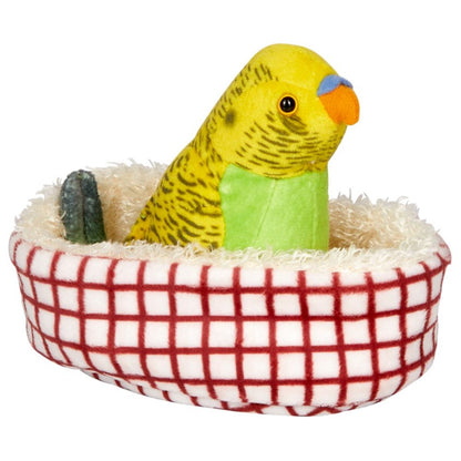 Die Spiegelburg Wellensittich Paula im Korb - Lustige Tierparade