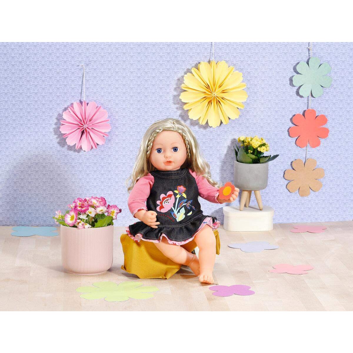 Dolly Moda Jeans Kleid 43cm