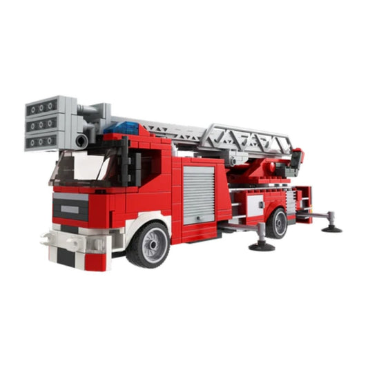 BRIXIES Plus Feuerwehr Drehleiter / Turntable ladder
