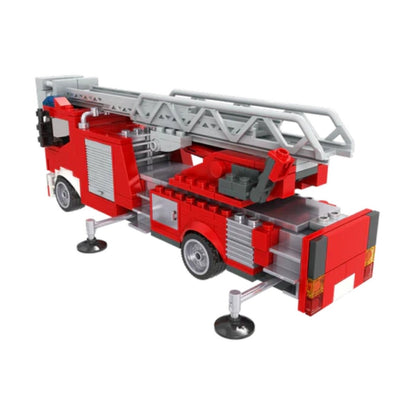 BRIXIES Plus Feuerwehr Drehleiter / Turntable ladder