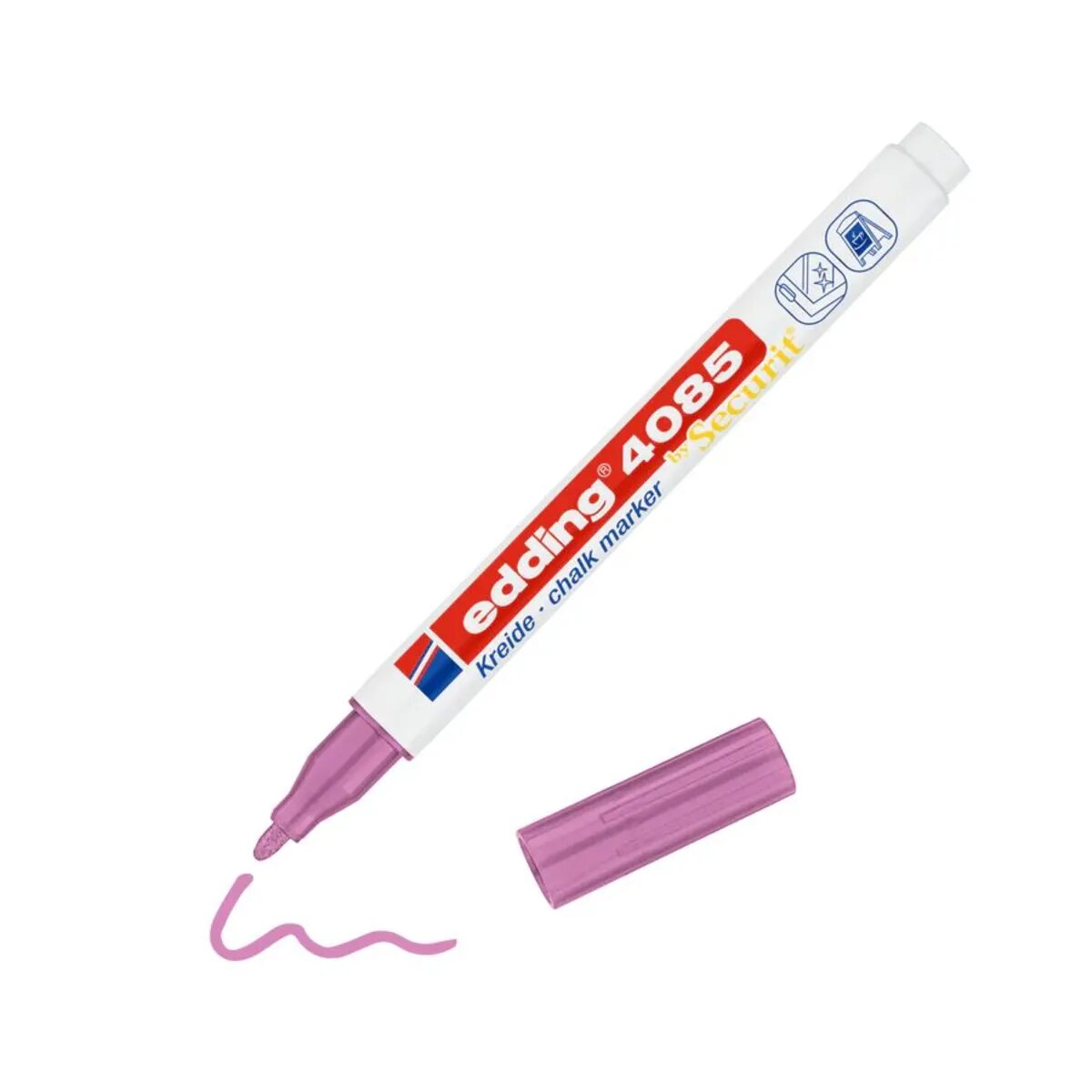 edding 4085 Kreidemarker, 1 - 2 mm, pink-metallic