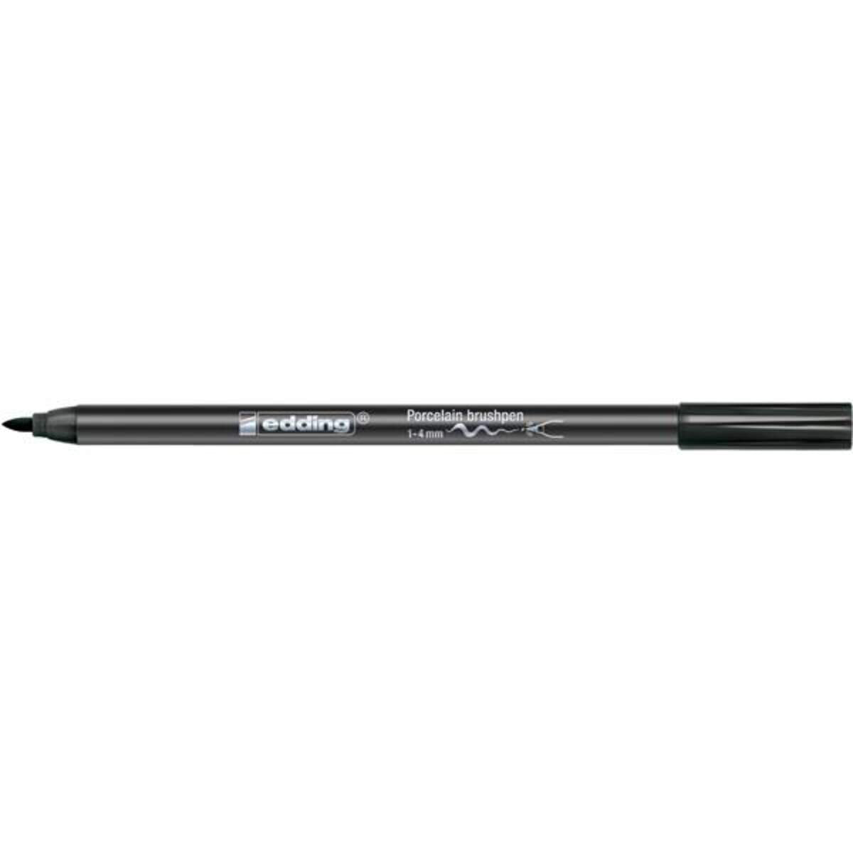 edding 4200 Porzellan Brushpen 1-4mm, schwarz