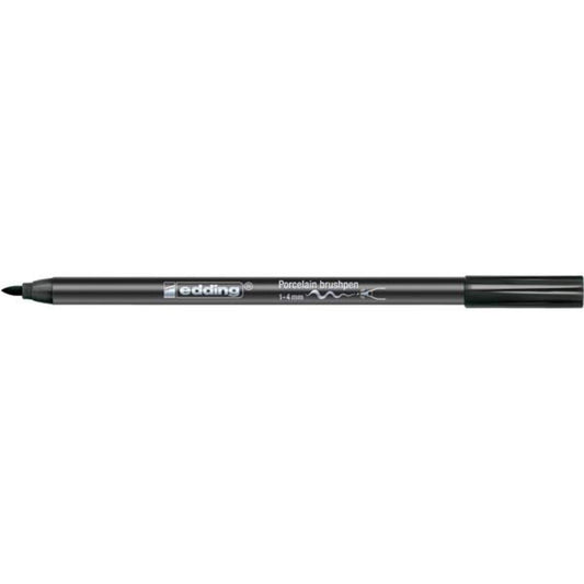 edding 4200 Porzellan Brushpen 1-4mm, schwarz