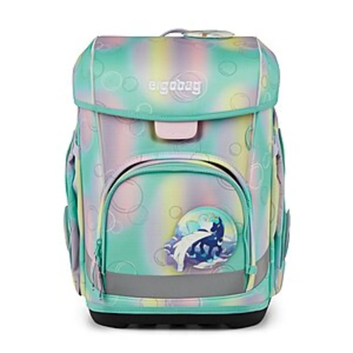 ergobag Cubo Light Schulranzen-Set ZauBärwelt, 5-teilig Rosa Türkis 19 Liter 2025