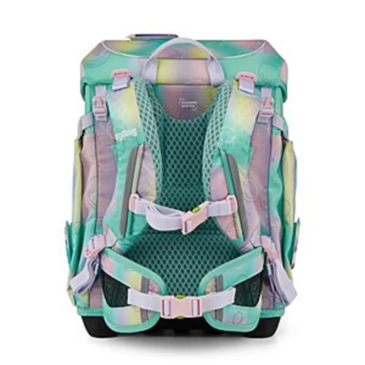 ergobag Cubo Light Schulranzen-Set ZauBärwelt, 5-teilig Rosa Türkis 19 Liter 2025