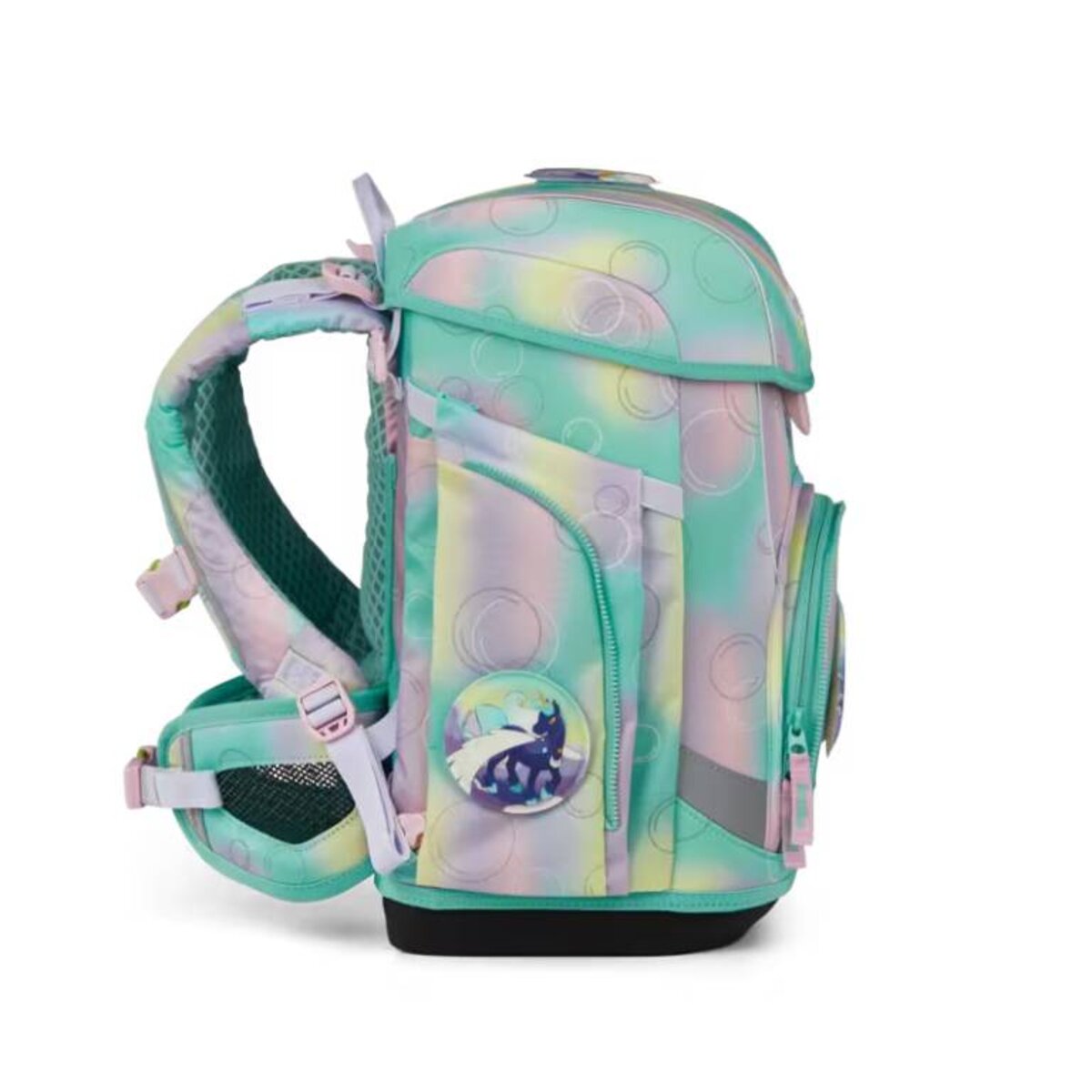 ergobag Cubo Light Schulranzen-Set ZauBärwelt, 5-teilig Rosa Türkis 19 Liter 2025