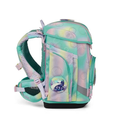 ergobag Cubo Light Schulranzen-Set ZauBärwelt, 5-teilig Rosa Türkis 19 Liter 2025