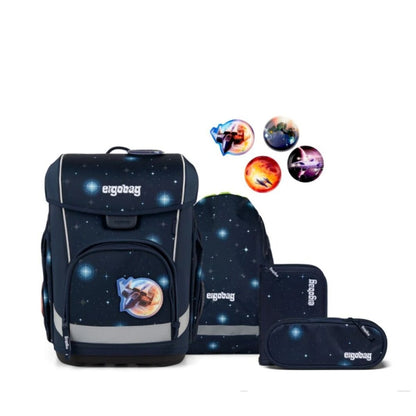 ergobag cubo light Schulrucksack-Set KoBärnikus, 6-teilig